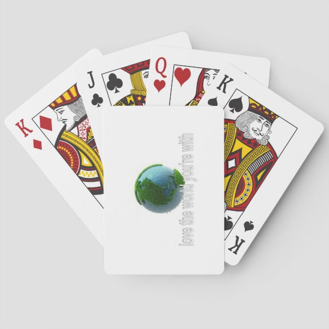 Baralho Ame o Mundo em que Você Está  (Verso)
