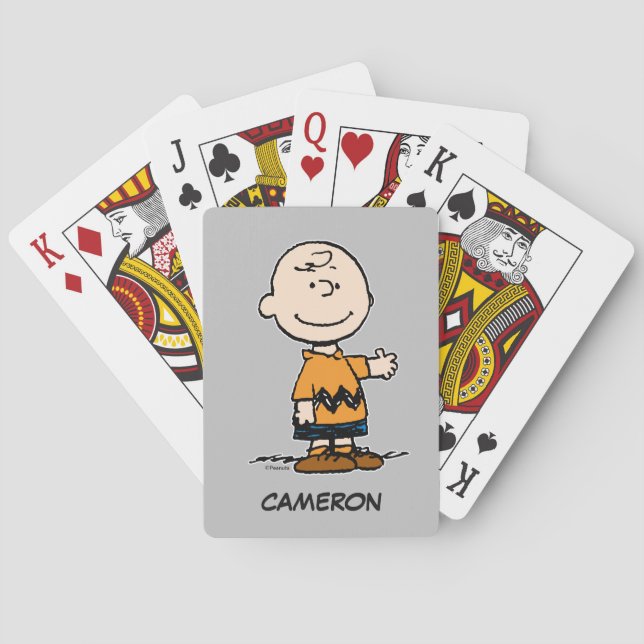 Baralho Amendoins | Charlie Brown Jogando Cartões (Verso)