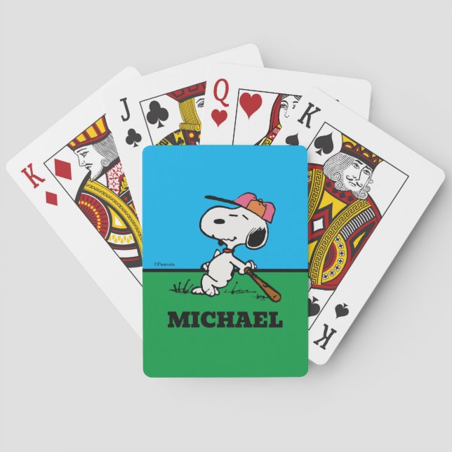 Baralho Amendoins | Snoopy no Bat Play Cards (Verso)