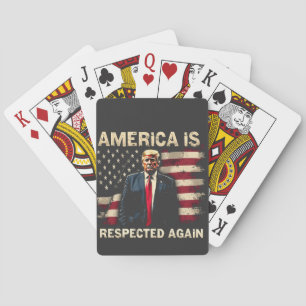 Baralho América é respeitada novamente Trump USA 4 de julh