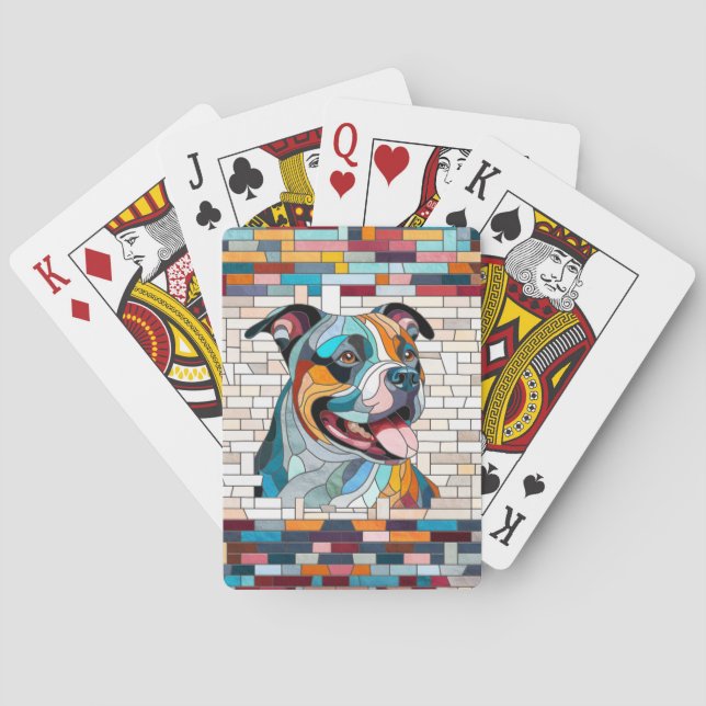 Baralho American Staffordshire Terrier - Amstaff (Verso)