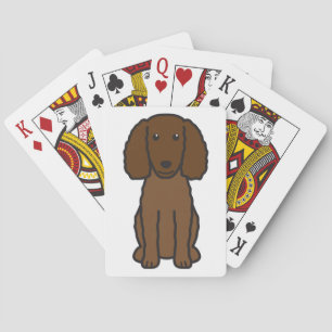 Baralho American Water Spaniel Dog Cartoon