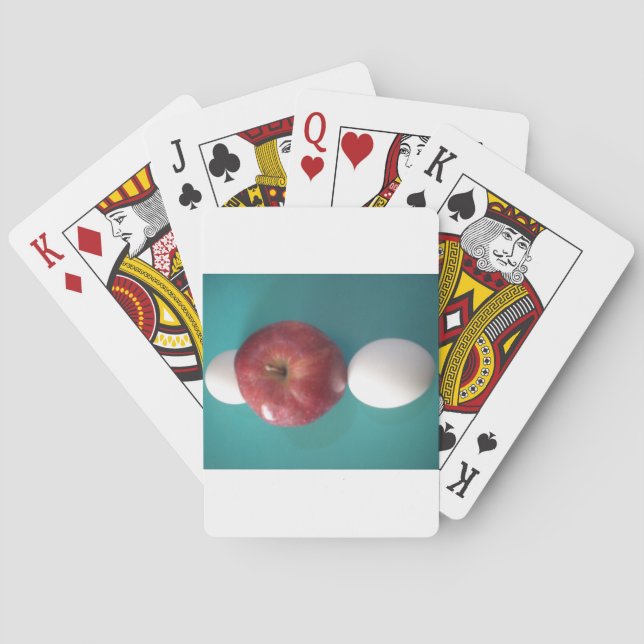 Baralho Amigos do Café da Manhã: Dois Ovos $uma Apple Aind (Verso)