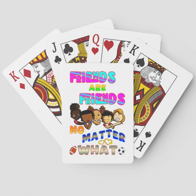 Baralho Amigos São Amigos Não Importa O Que (Verso)