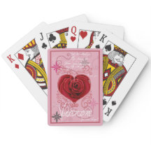 Amo-te Namorados ~para a casa de 52 cartas de jogo