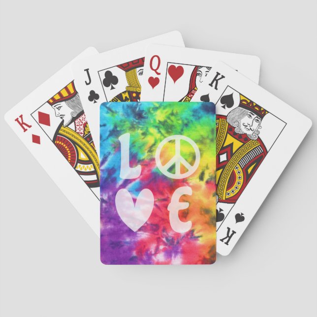 Baralho Amor Abstrato da Paz Bribow Batik Tie Dye (Verso)