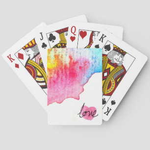Baralho amor das aquarelas