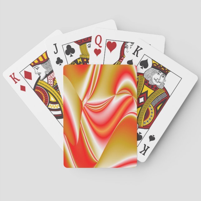 Baralho Amor e Abstrato 3D Rainbowart Dourado (Verso)