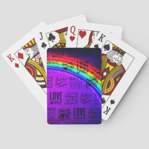 Baralho Amor ganha Orgulho gay LBGQT Rainbow