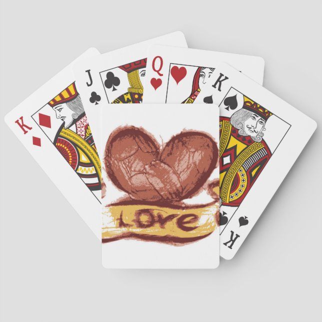 Baralho Amor Jogando Cartões (Verso)