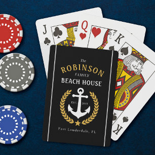 Baralho Anchor Dourado Laurel Black