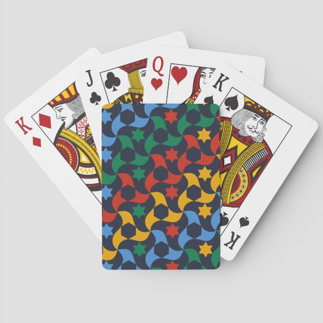 Baralho Andalusian Tiles 12 (Alhambra Palace, Granada) (Verso)