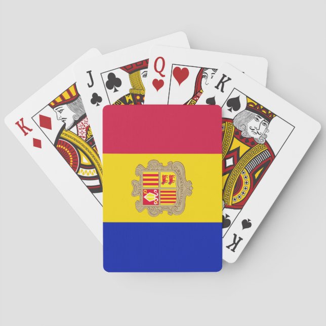 Baralho Andorra Jogando Cartões (Verso)