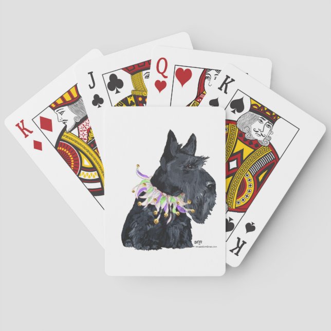 Baralho Animal de Festa Scottish Terrier (Verso)