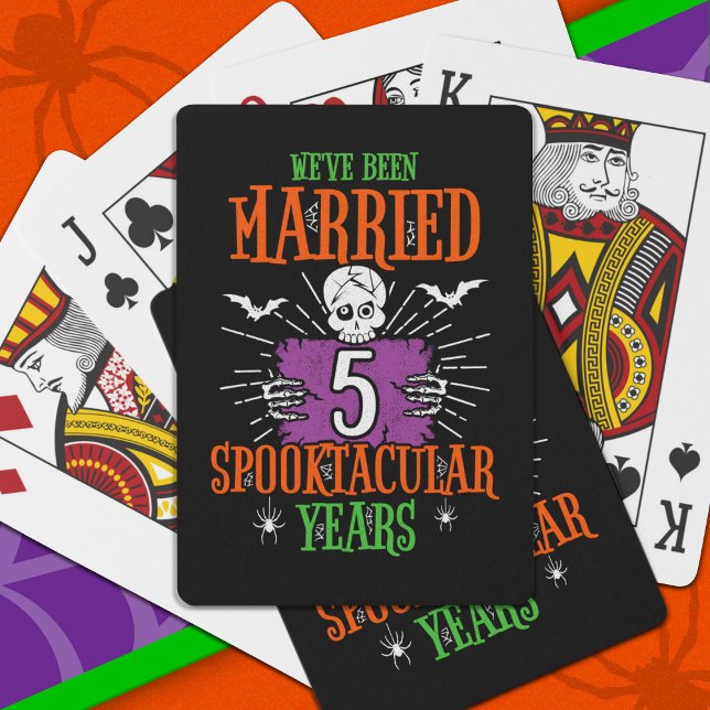 Baralho Aniversário de Casamento de 5 Spooktacular do Hall (Criador carregado)