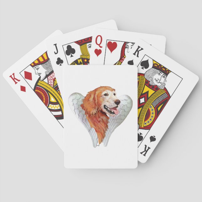 Baralho Anjo do Golden Retriever (Verso)