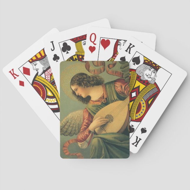 Baralho Anjo Músico, Melozzo da Forli, Arte da Renascença (Verso)
