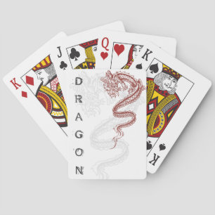 Baralho Ano do Dragão - Cartas de Jogada Personalizadas
