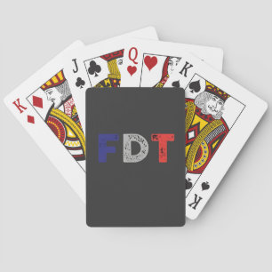 Baralho Anti Trump Maga FDT Resiste Democracia Retro