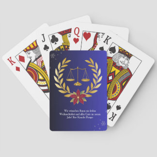 Baralho Anwalt Pokerkarten Geschenk für Weihnachten