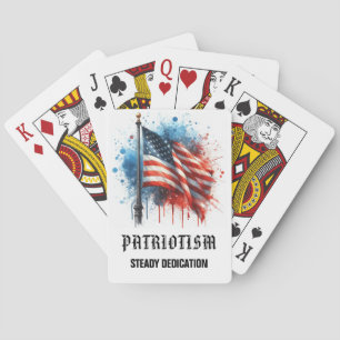 Baralho *** AP16 Bandeira da América 3 citação Patriotismo