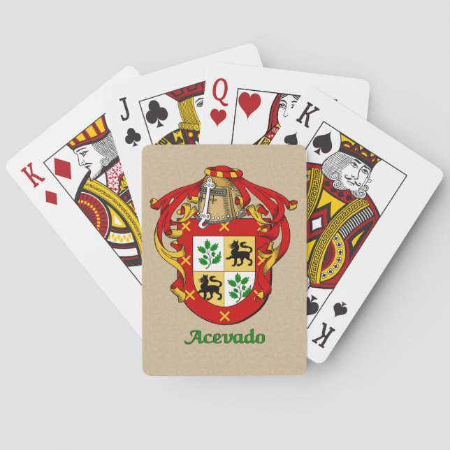 Baralho Apelido espanhol Acevado Shield e Mantle (Verso)