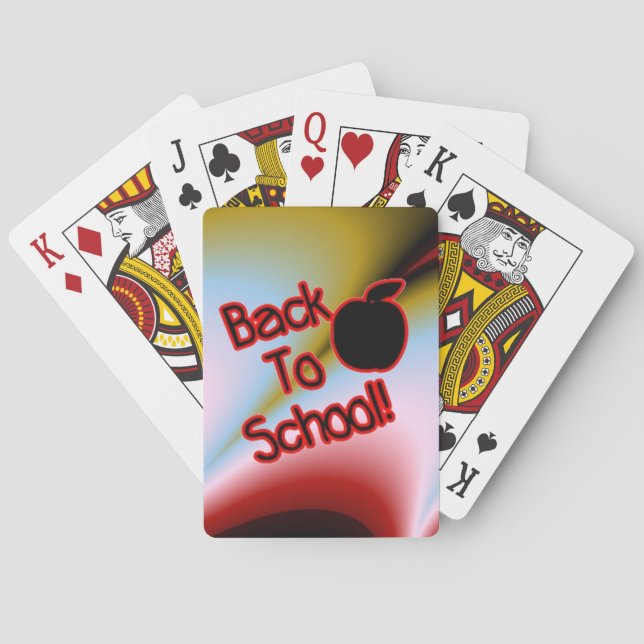 Baralho Apple & Back to School - (Verso)