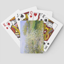 Baralho Apple Trees in Bloom (por Claude Monet)