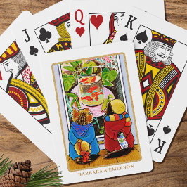 Baralho 'Apreciação de Arte' Nome Personalizado de Gato