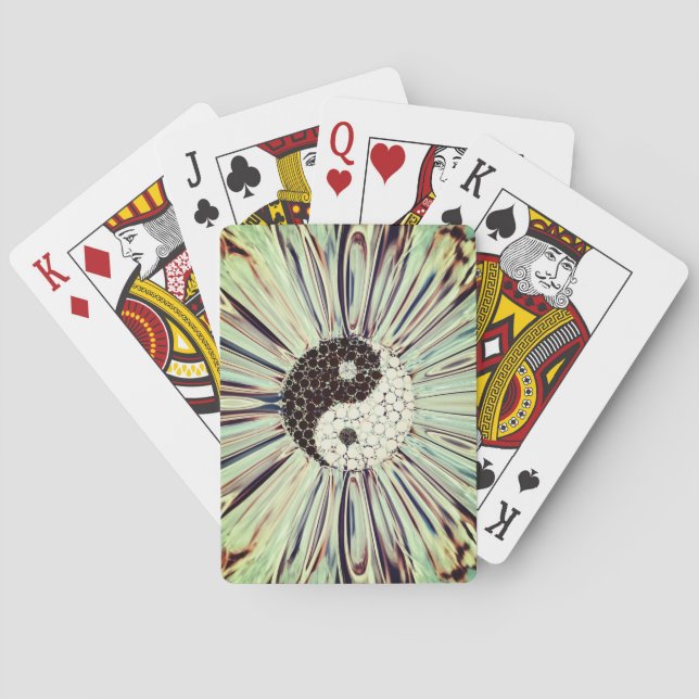 Baralho Apresentação de cores Yin Yang (Verso)