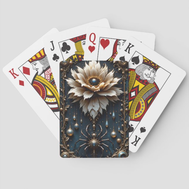 Baralho Aranha de Casamento – Guardiã do Florescer da Lua. (Verso)