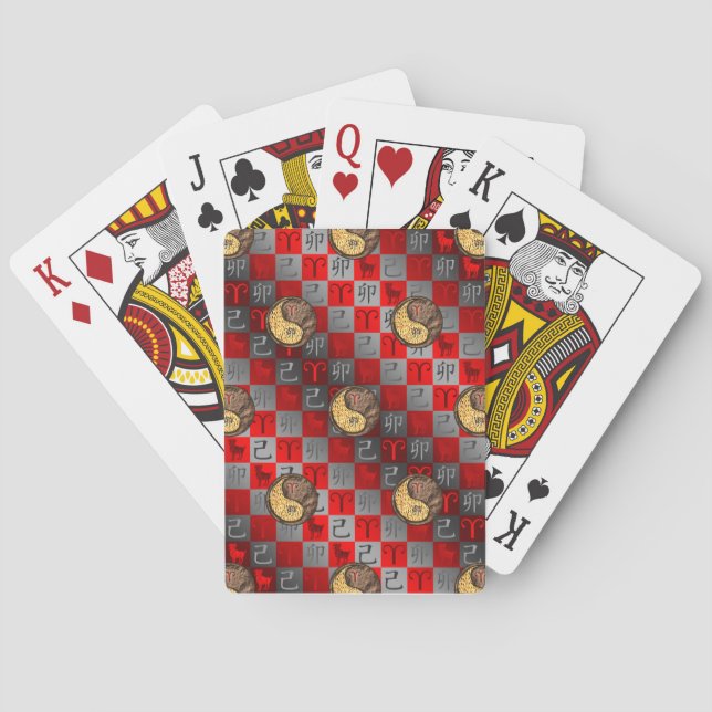 Baralho Áries & Coelho da Terra (Verso)