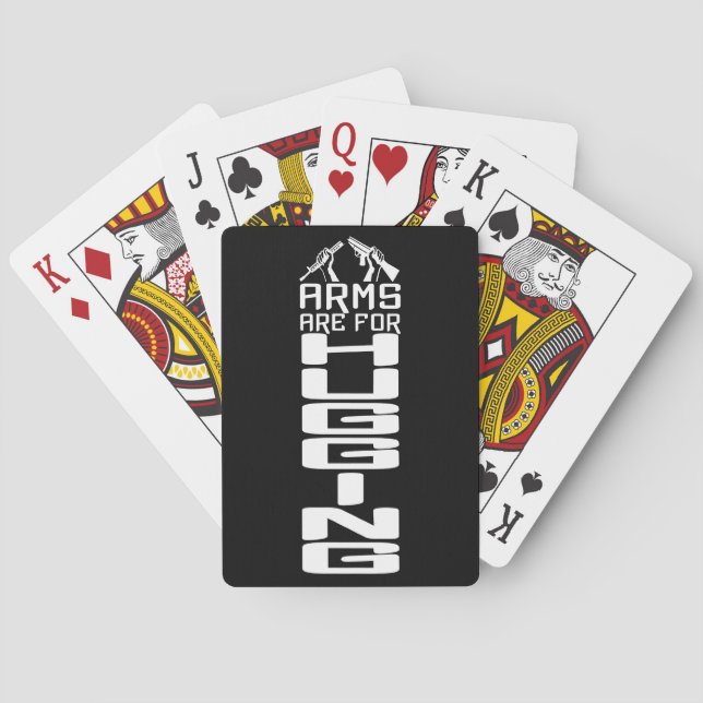 Baralho Armas são para abraçar cartas de jogar (Verso)