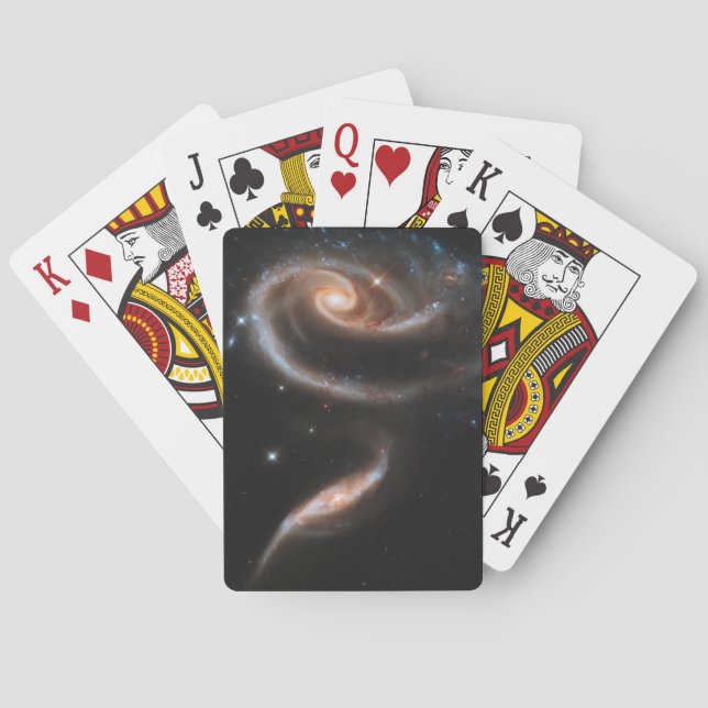 Baralho Arp 273 Interagindo Galáxias Em Andromeda. (Verso)