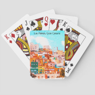 Baralho Arquitetura Colorida de Las Palmas Gran Canaria