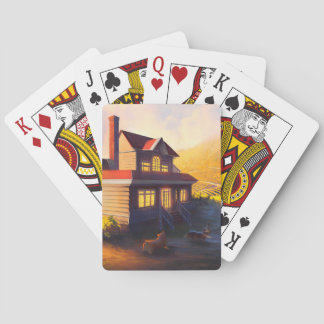 Baralho Arquivos de Caso Corgi Reproduzindo Placas