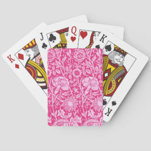 Baralho Art Nouveau Carnação Damask, Fuchsia Rosa
