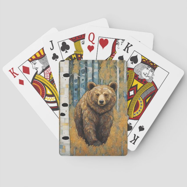 Baralho Art Nouveau Grizzly Bear (Verso)
