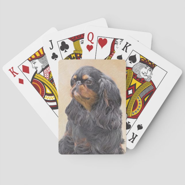 Baralho Arte Animal Original Pintura Inglesa Toy Spaniel (Verso)