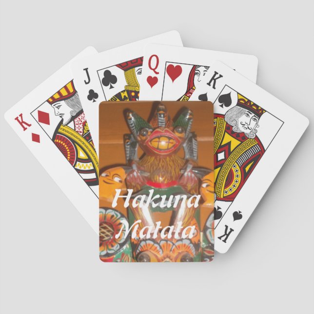 Baralho Arte Cultural Única - Sri Lanka/Design indonésio (Verso)