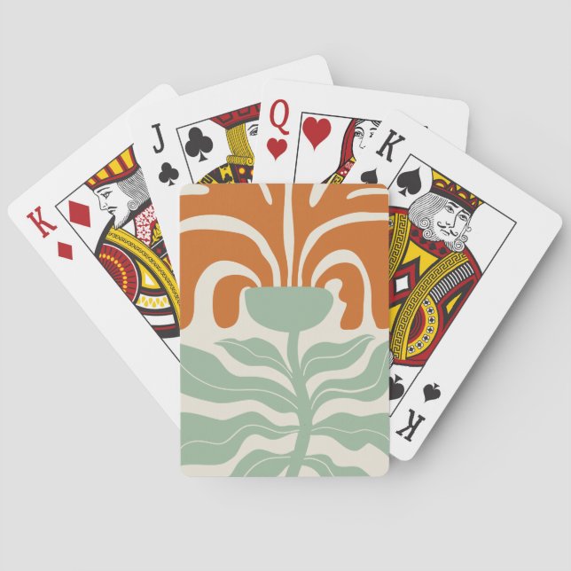 Baralho Arte de Ilustração Floral (Verso)