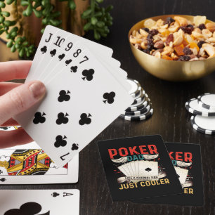 Baralho Arte de palavras engraçadas de Poker Pai