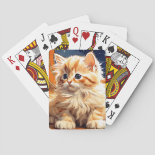 Baralho Arte Nouveau Gato Laranja de Alphonse Mucha