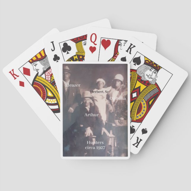 Baralho Arthur e Ophelia Hunter, Herbert e Eleazer (Verso)