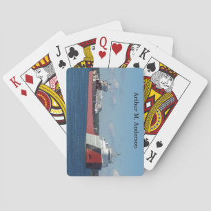 Baralho Arthur M. Anderson jogando cartas