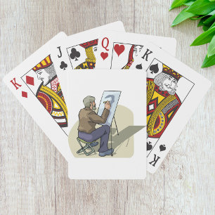 Baralho Artista No Trabalho