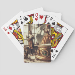 Baralho Artistas do Globo de Neve Vitoriano Steampunk