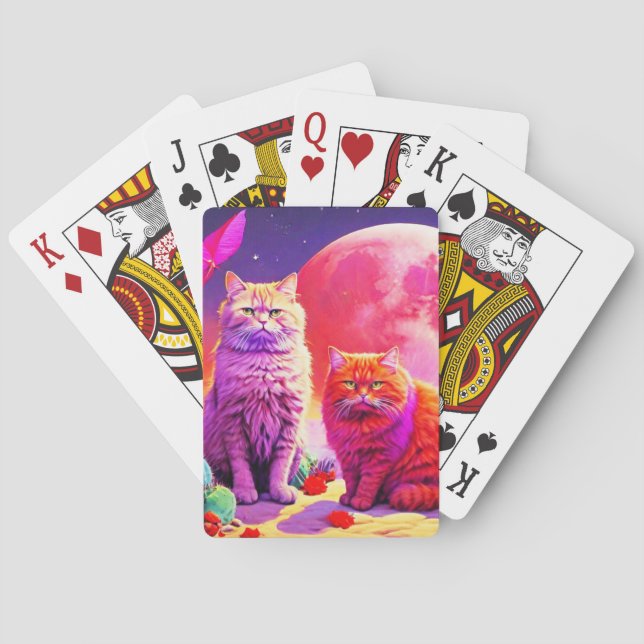 Baralho Artistic Cat Poker Cards (Verso)