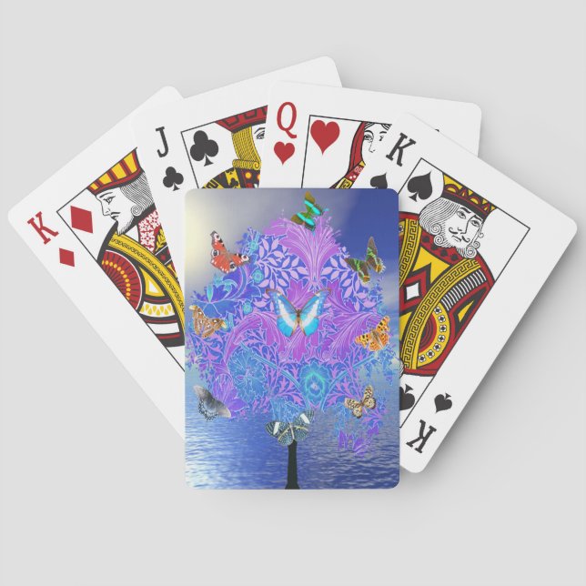 Baralho Árvore borboleta (Verso)