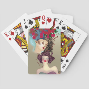 Baralho As Mulheres jogando cartas